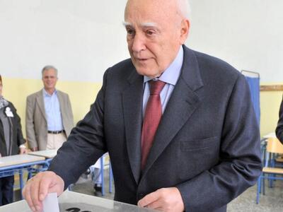 Ψήφισε ο Πρόεδρος της Δημοκρατίας Κ. Παπούλιας