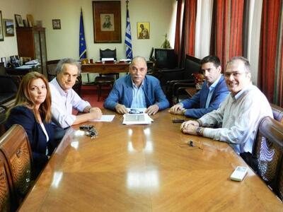 Συνάντηση Αντιπεριφερειάρχη με τη Νομαρχ...