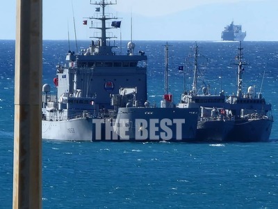 Τα πλοία του ΝΑΤΟ ανοικτά στον Πατραϊκό- ΦΩΤΟ 