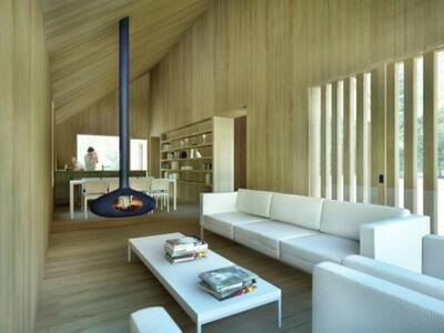 Ενα από τα σπίτια που σχεδίασε η Γ. Μπου...