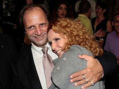 Ο Δημήτρης Αποστόλου με την Εβελίνα Παπούλια