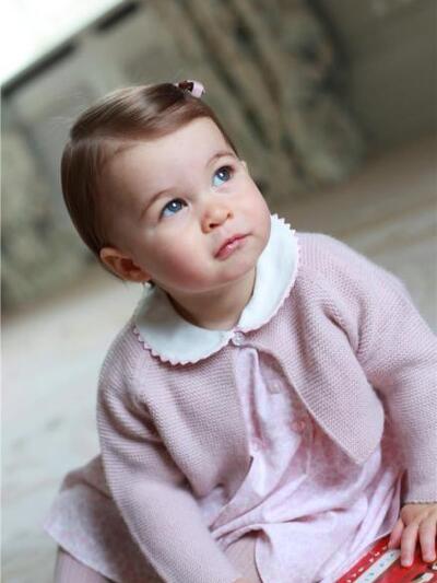 Britain's Princess Charlotte, daughter o...