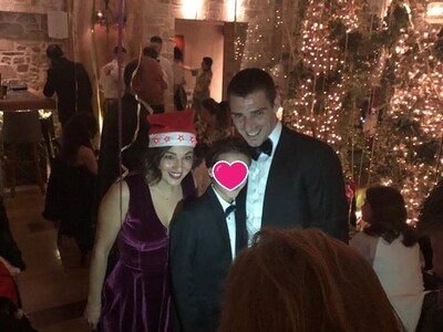 Πρωτοχρονιά με τη σύζυγο και τον γιο του...