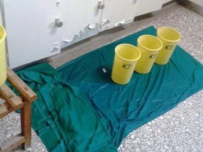 Χειρουργείο στη… βροχή στο Νοσοκομείο τη...