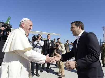 Συνάντηση του Αλέξη Τσίπρα με τον Πάπα Φ...