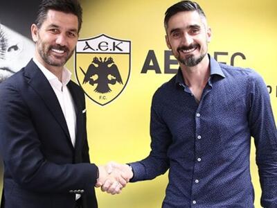 Παρουσιάστηκε από την ΑΕΚ ο Μαρίνος Ουζουνίδης 