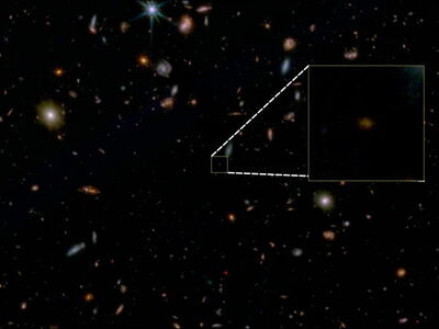 O γαλαξίας JADES-GS-z7-01-QU εμφανίζει μ...