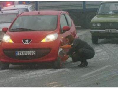 Αχαϊα: Αλυσίδες χρειάζονται οι οδηγοί στ...