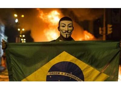 Οι Anonymous επιτίθενται στην Βραζιλία