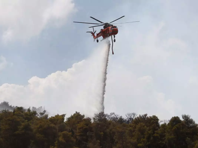 Φωτιά σε αγροτοδασική έκταση στον Δομοκό Φθιώτιδας