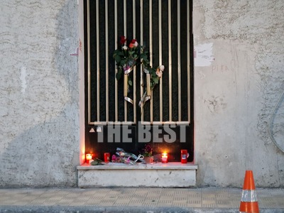 Πάτρα: Λουλούδια και αναμμένα φαναράκια ...