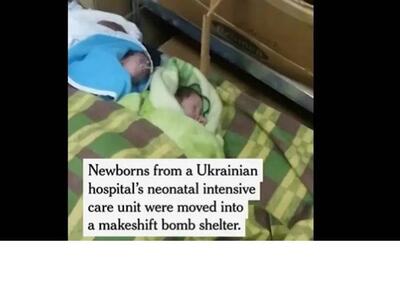 Ουκρανία: Βρέφη που βρίσκονται σε θερμοκ...