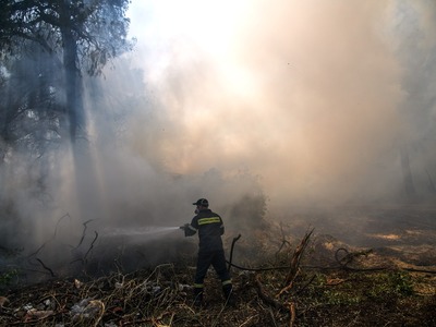 Πυρκαγιά σε δασική έκταση στην περιοχή Π...