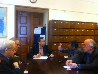 Συνάντηση Νικολόπουλου με το Προεδρείο  της ΟΤΟΕ 