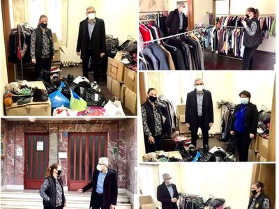 Eπίσκεψη του Άγγελου Τσιγκρή στην Κοινων...