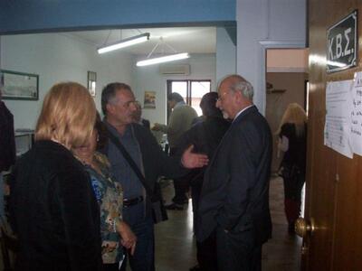 Επισκέψεις Καφύρα σε υπηρεσίες του Δήμου Λεχαινών