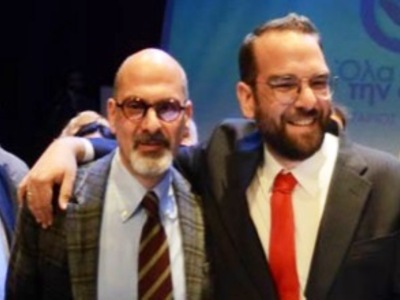 Στο Αίγιο με τον Νεκτάριο Φαρμάκη, ο Χαρ...