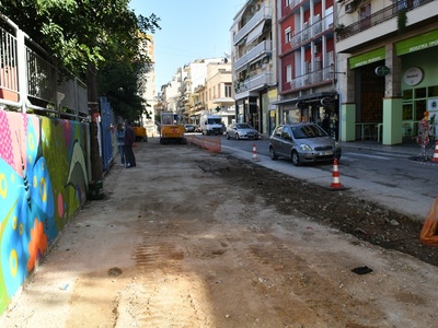 Πάτρα: Νέα Πεζοδρόμια στην οδό Ρήγα Φερα...