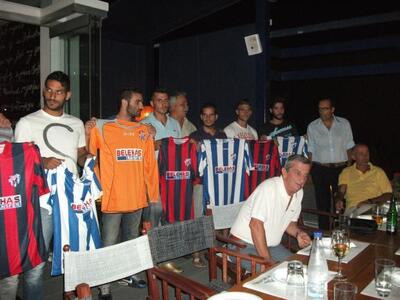 H παρουσίαση της φανέλας της ομάδας