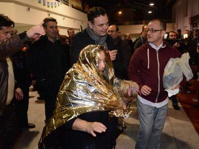 Άφιξη διασωθέντων στο λιμάνι της Πάτρας-...