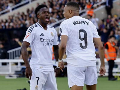 Δύο από τα αστέρια της Ρεάλ, Εμπαμπέ και Βινίσιους