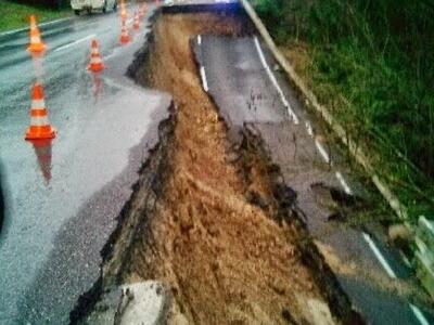 Καθίζηση που κόβει την ανάσα στην εθνική...