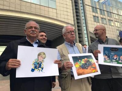 Διαμαρτυρία στο Ευρωκοινοβούλιο για τα «...