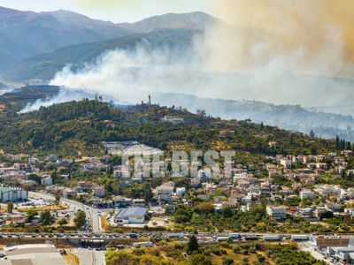 Πάτρα: Ο πύρινος όλεθρος από ψηλά - ΔΕΙΤΕ ΦΩΤΟ
