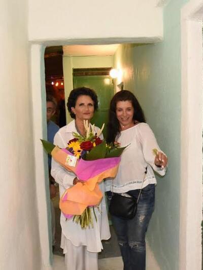 Με την Άλκηστη Πρωτοψάλτη μετά την συναυ...