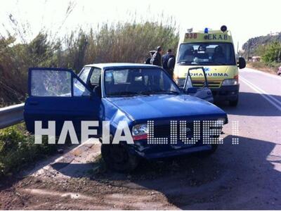 Ηλεία: Τροχαίο με έναν τραυματία στο Επι...