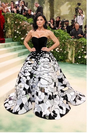 Λόρεν Σάντσεζ με Oscar de la Renta