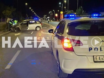 Τροχαίο στον Πύργο: Στο νοσοκομείο μητέρ...