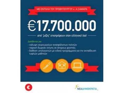 Αυτή είναι η αφίσα της ΝΔ για τις μίζες,...