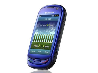 Πρώτη η Vodafone παρουσιάζει το samsung blue earth