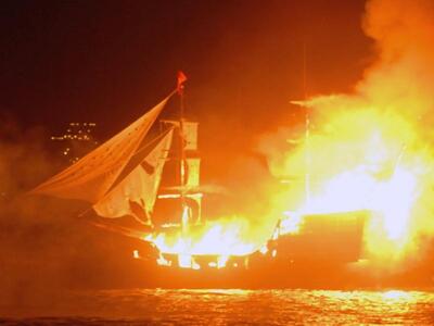 Κάηκε και φέτος η Αρμάτα στις Σπέτσες 