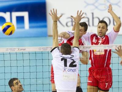 Βόλεϊ: Νίκη ψυχολογίας ο Ολυμπιακός επί του ΠΑΟΚ