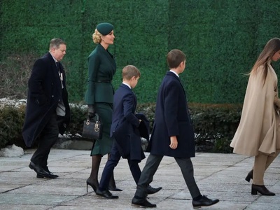 Η Ιβάνκα Τραμπ με τα παιδια της στην εκκ...