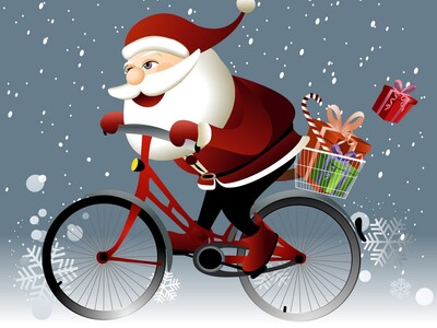 «Bike with Santa» - Χριστουγεννιάτικη πο...