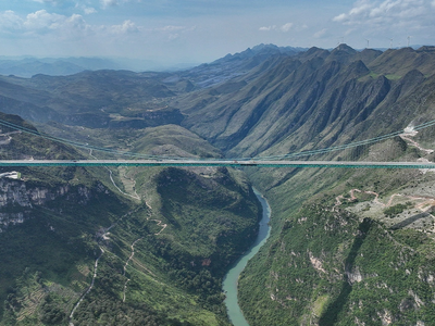 Η Κίνα εγκαινιάζει την ψηλότερη γέφυρα σ...