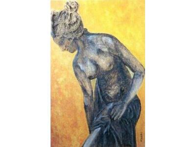 Εγκαίνια για την ατομική έκθεση ζωγραφικ...