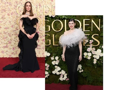 Σάρα Πόλσον με Elie Saab, Αλεσάντρα Νταν...