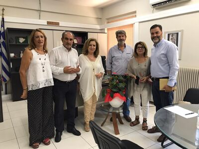 Πάτρα: Συνάντηση Κατσιφάρα με τη νέα Διε...