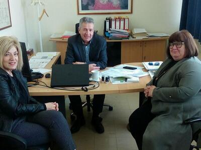 Πάτρα: Επίσκεψη της Σίας Αναγνωστοπούλου...