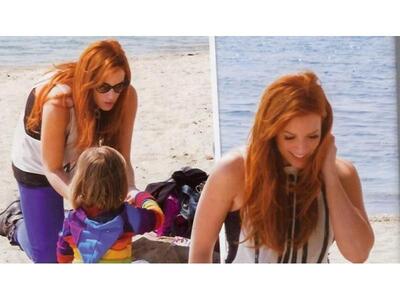 Παιχνίδια στην παραλία για την Σίσσυ Χρη...