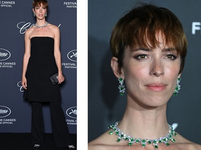 Ρεμπέκα Χολ με Akris και Chopard