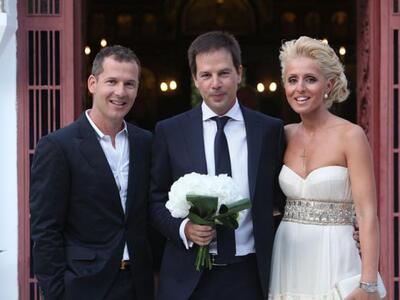 Ο Βαγγέλης Πέρπερας με τον Γιώργο και τη...