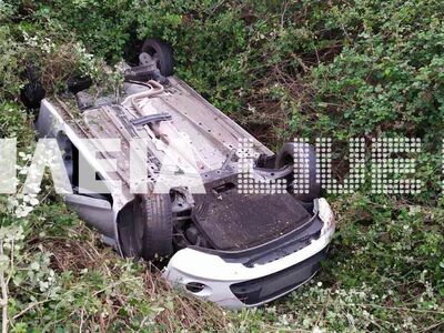 Πατρών Πύργου: Τούμπαρε το αυτοκίνητο στ...