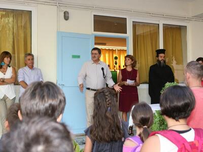 Πάτρα: Σε σχολεία για την έναρξη της σχο...