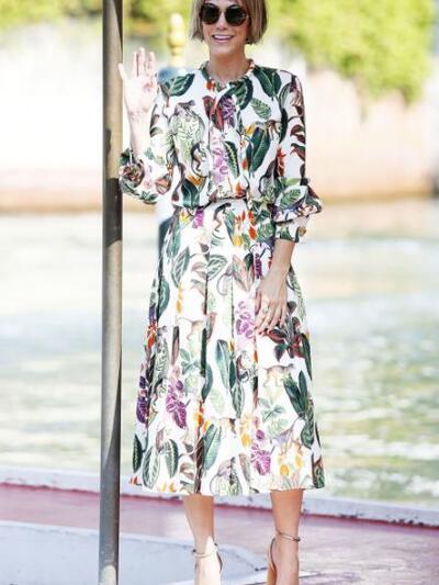 ΚΡΙΣΤΕΝ ΓΟΥΙΓΚ ΜΕ OSCAR DE LA RENTA