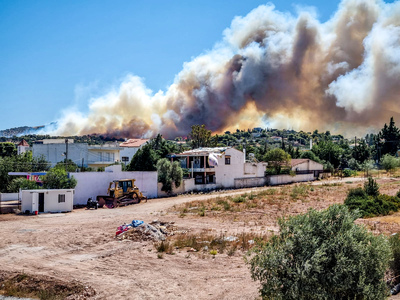 Πυρκαγιά στην Αγία Μαρίνα Κορωπίου - Νέο...